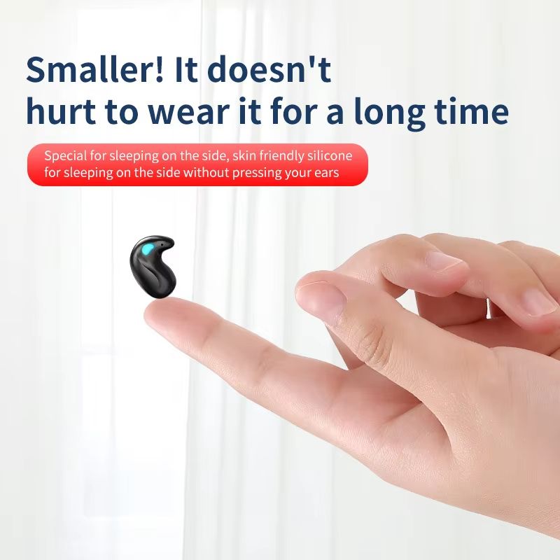 2025 Original X55 Wireless Sleep Earphone Noise Reduction Invisible Earphone Sleeping Headset Bluetooth Sport Headphones Earbuds