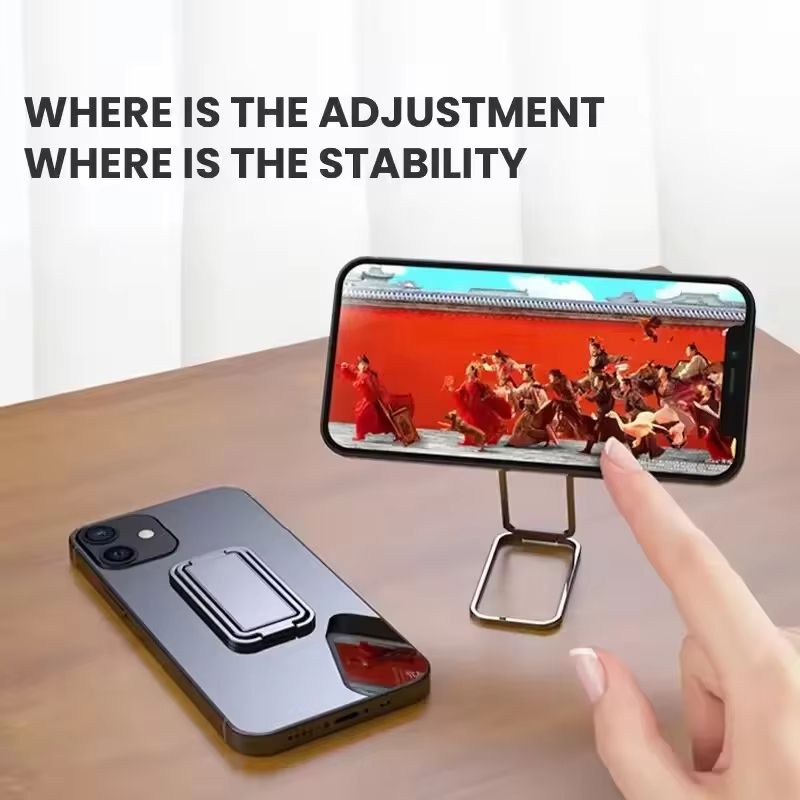 Phone Ring Holder for iPhone Pro Xiaomi Finger Kickstand 360 Degree Rotation Metal Cell Phone Ring Grip Foldable Cellphone Stand