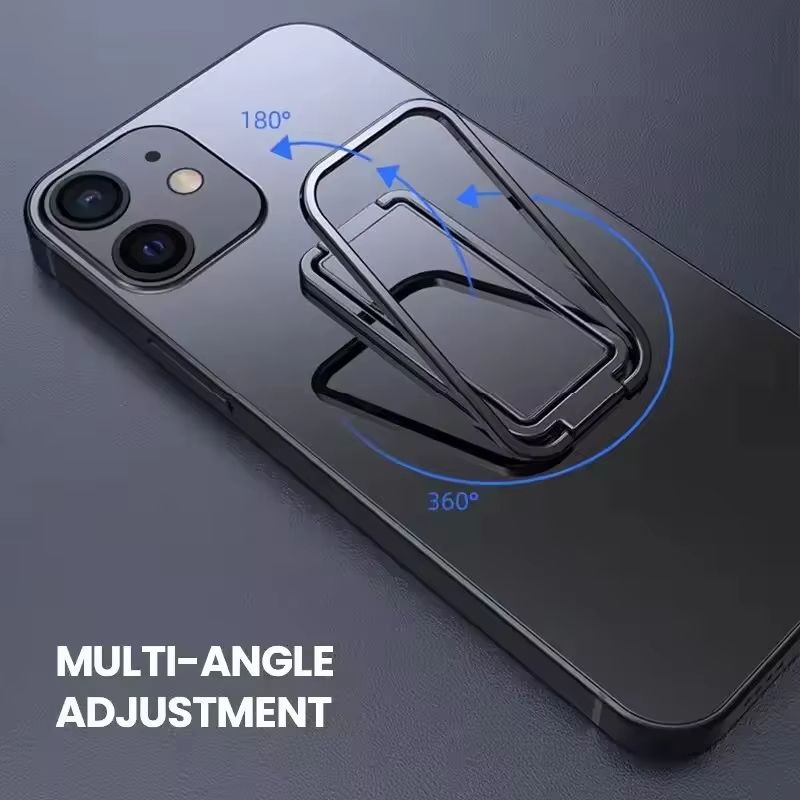 Phone Ring Holder for iPhone Pro Xiaomi Finger Kickstand 360 Degree Rotation Metal Cell Phone Ring Grip Foldable Cellphone Stand