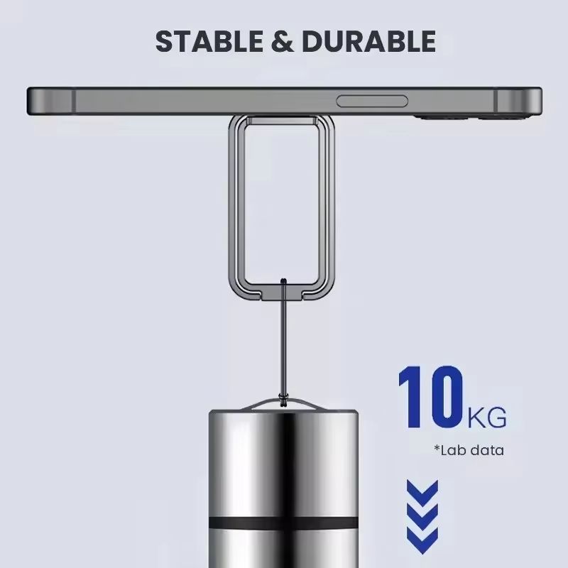 Phone Ring Holder for iPhone Pro Xiaomi Finger Kickstand 360 Degree Rotation Metal Cell Phone Ring Grip Foldable Cellphone Stand