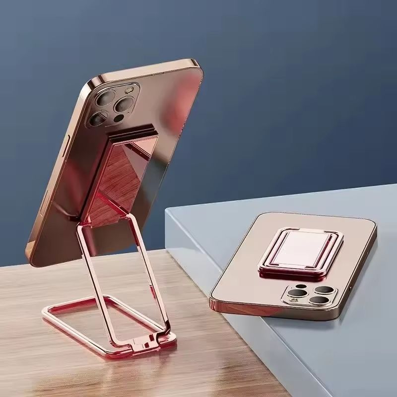 Phone Ring Holder for iPhone Pro Xiaomi Finger Kickstand 360 Degree Rotation Metal Cell Phone Ring Grip Foldable Cellphone Stand