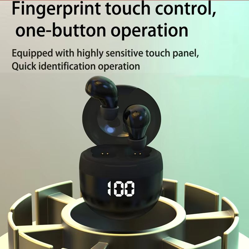 Invisible Headphones TWS Mini Earphones Wireless Bluetooth 5.3 Earbuds with Microphone Noise Reduction In-Ear Headset for Xiaomi
