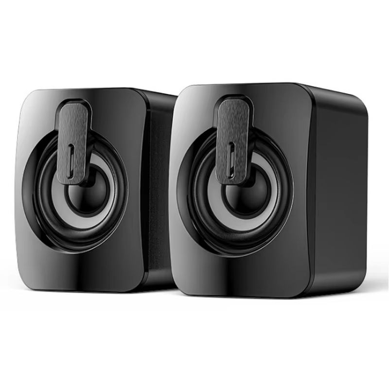 HIFI Stereo Microphone Audio PC Speaker USB Wired Caixa De Som with LED Light for Desktop Computers