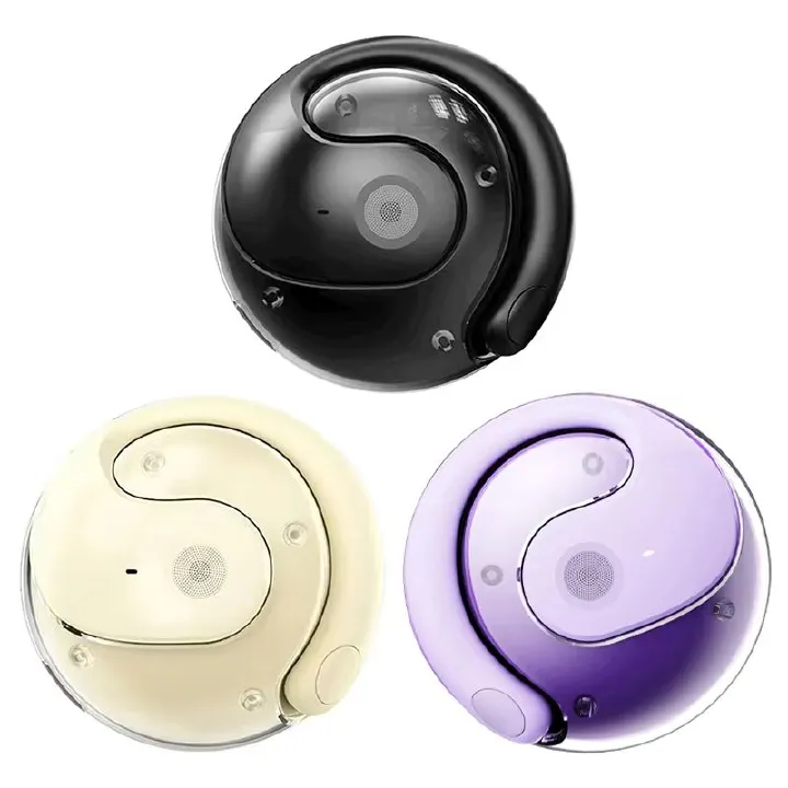 OWS Wireless Headphones HiFi Stereo Sound Bluetooth Earphones Mic Pods In Ear Earbuds Earbuds Sport Headset with Mic For Xiaomi