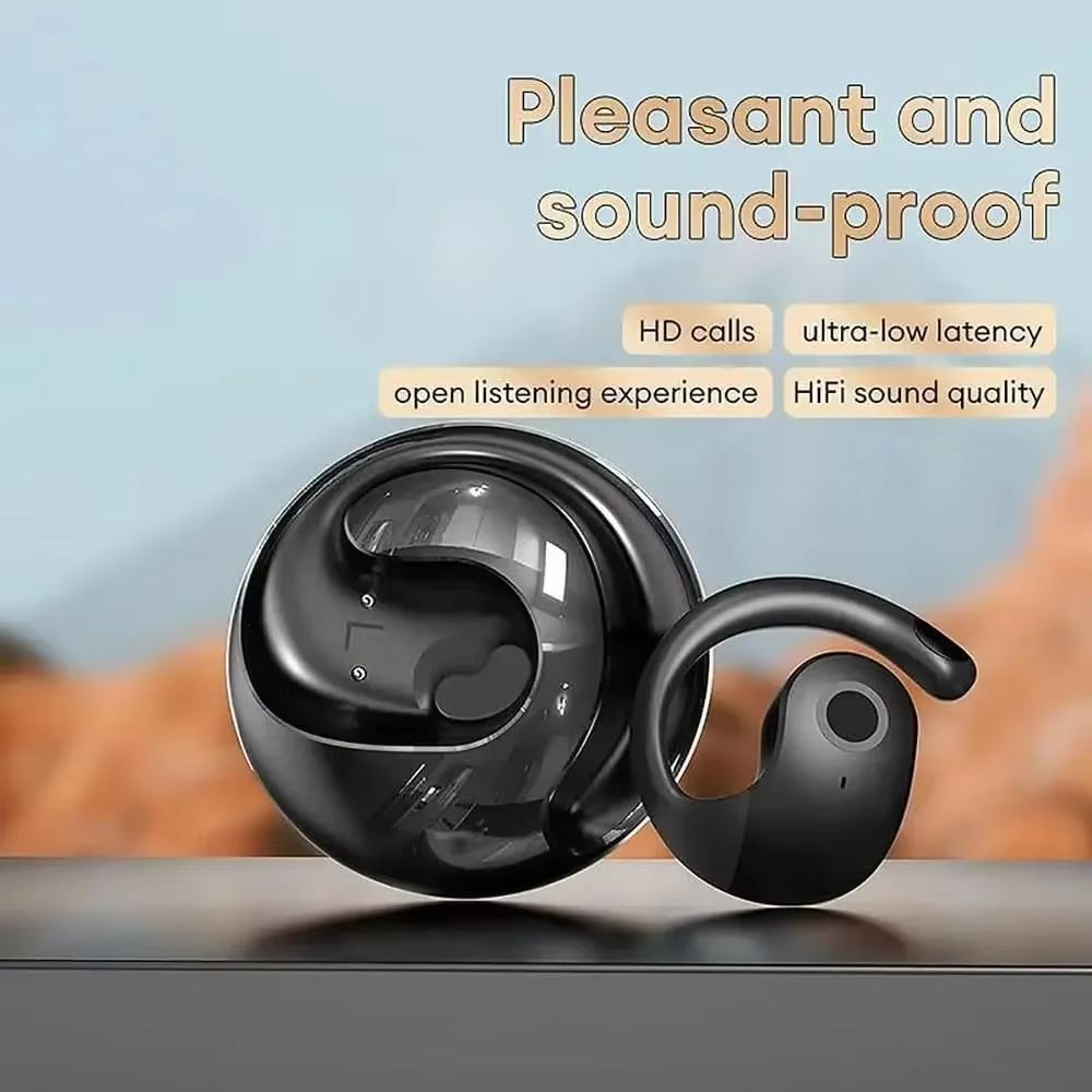 OWS Wireless Headphones HiFi Stereo Sound Bluetooth Earphones Mic Pods In Ear Earbuds Earbuds Sport Headset with Mic For Xiaomi