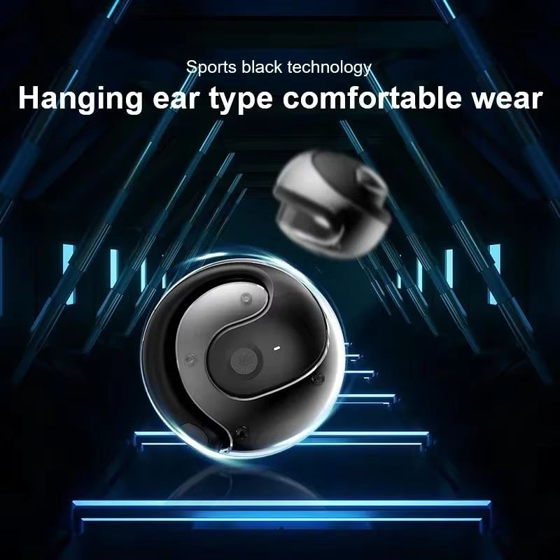 OWS Wireless Headphones HiFi Stereo Sound Bluetooth Earphones Mic Pods In Ear Earbuds Earbuds Sport Headset with Mic For Xiaomi