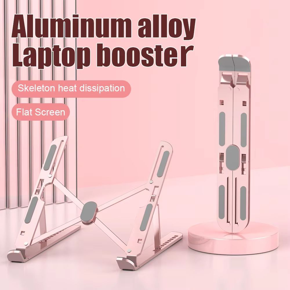 Aluminum Alloy Laptop Holder Stand Adjustable Foldable Portable for Notebook Computer Bracket Lifting Cooling Holder Non-slip