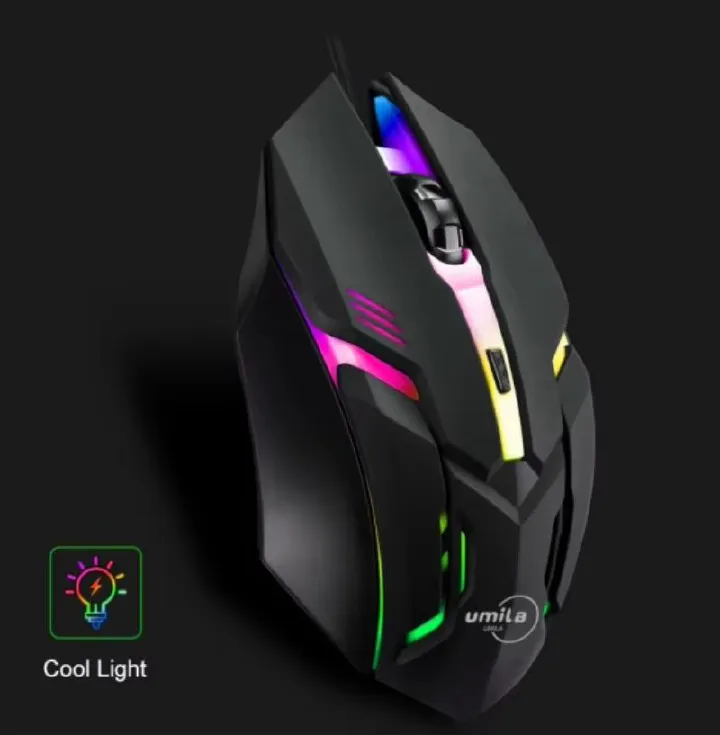 2025 Latest High Quality Ergonomic Design Gaming Mouse Desktop Computer Laptop USB Backlit Mouse Manufacturers Hot Sale
