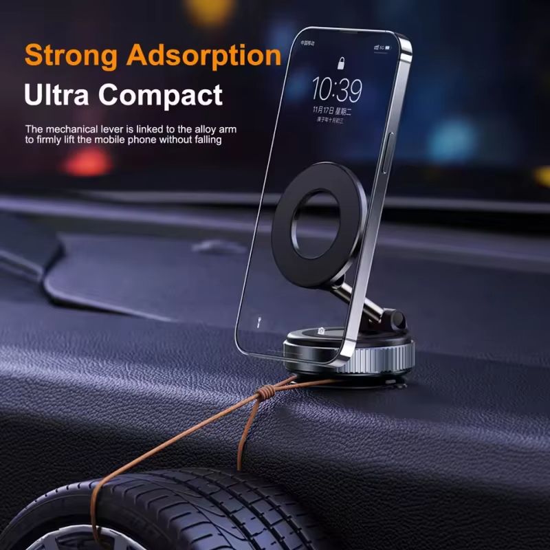 Car phone holder For iphone 12 13 14 15 16,Vacuum Magnetic Holder Foldable Strong Suction Stand for cell phone,handy halterung