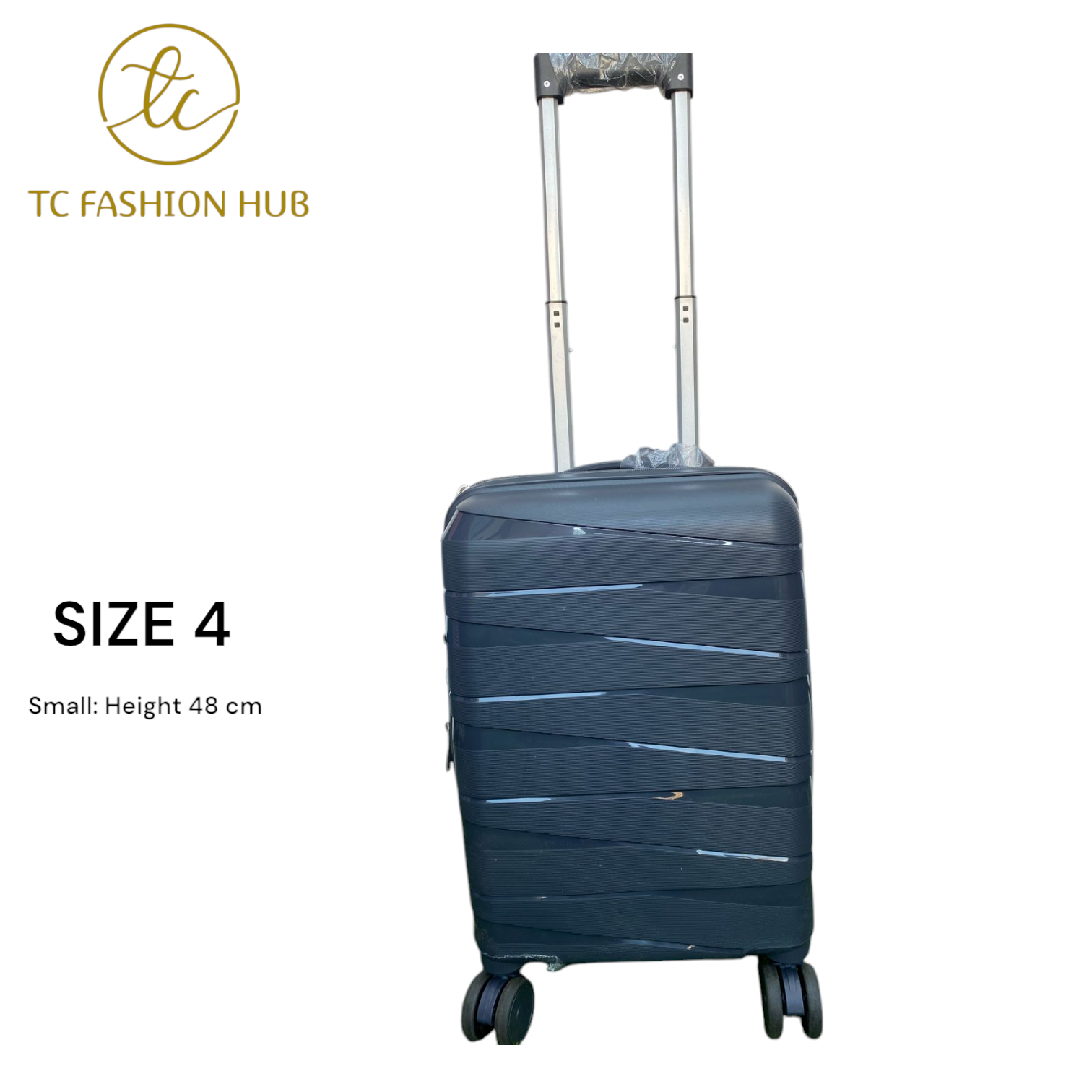 SIZE 27 Small EXPANDABLE RUBBER SUITCASE – Grey, Lightweight, Durable, Scratch-Resistant, 360° Wheels, TSA Lock, Anti-Theft Zipper, Waterproof, and Spacious for Secure, Hassle-Free Travel.