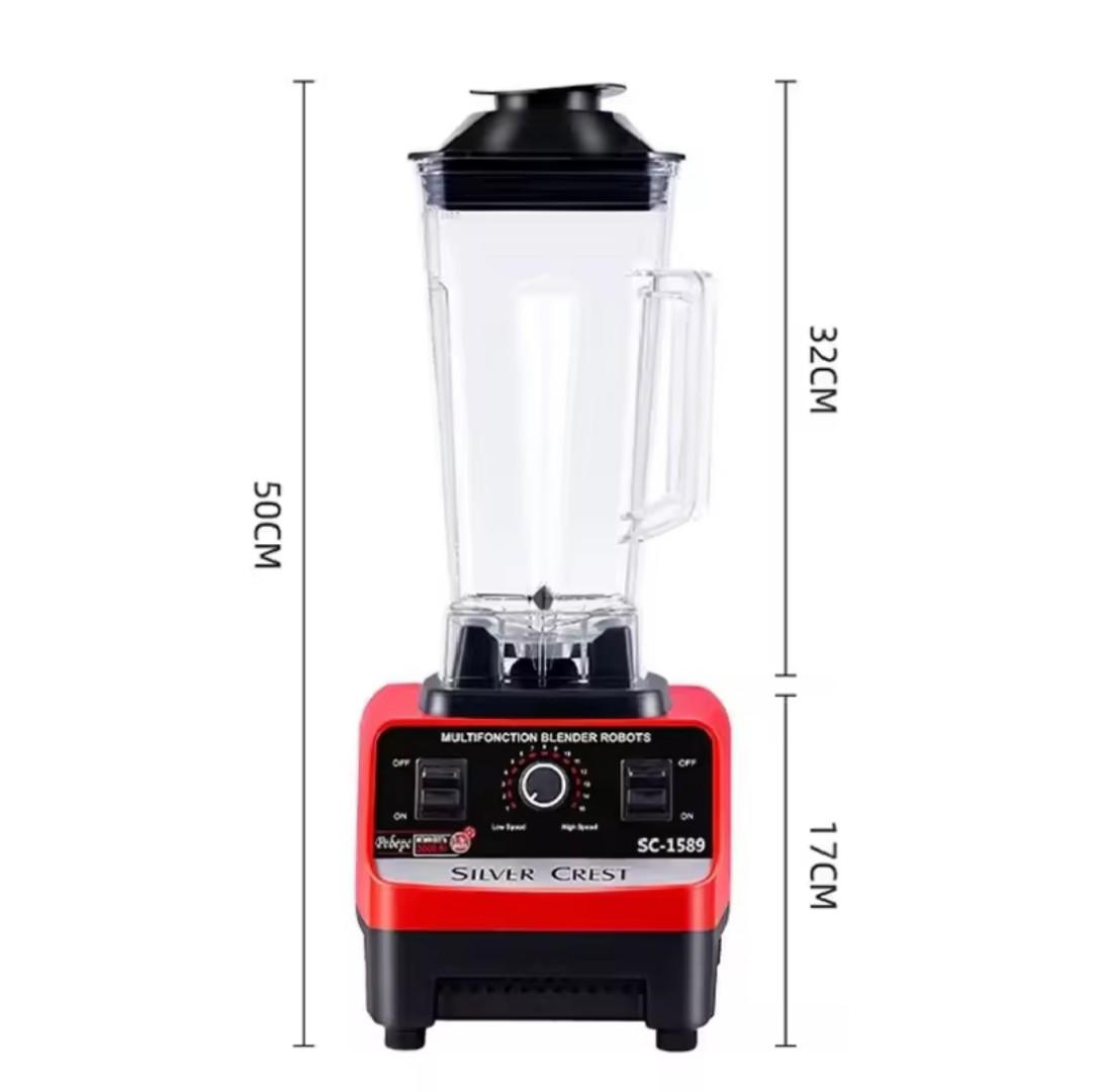 4500W Heavy Duty Commercial Blender Fruit Mixer Juicer Food Processor Ice Smoothies Blender High Power Juice Maker Crusher 220V