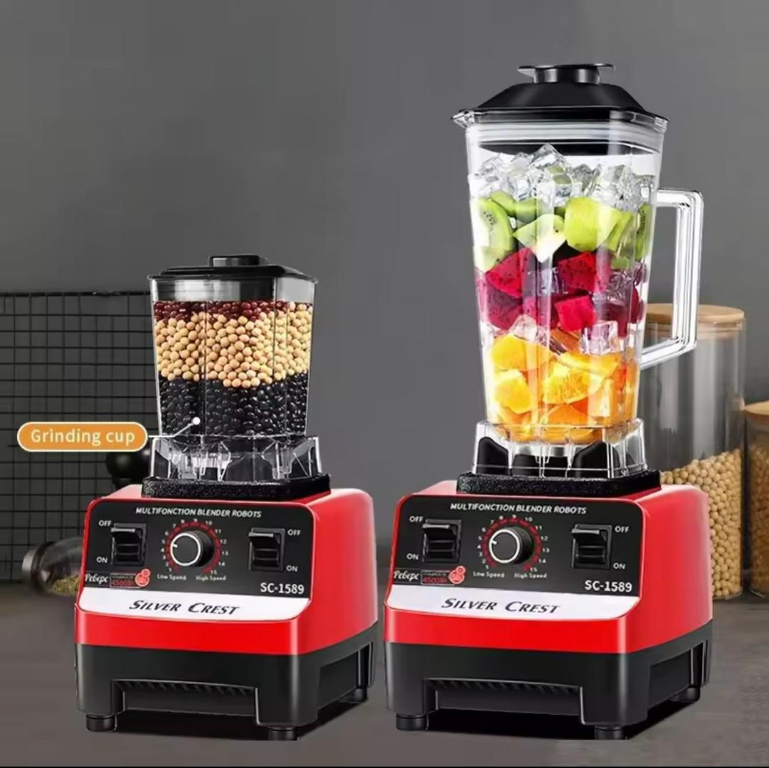 4500W Heavy Duty Commercial Blender Fruit Mixer Juicer Food Processor Ice Smoothies Blender High Power Juice Maker Crusher 220V
