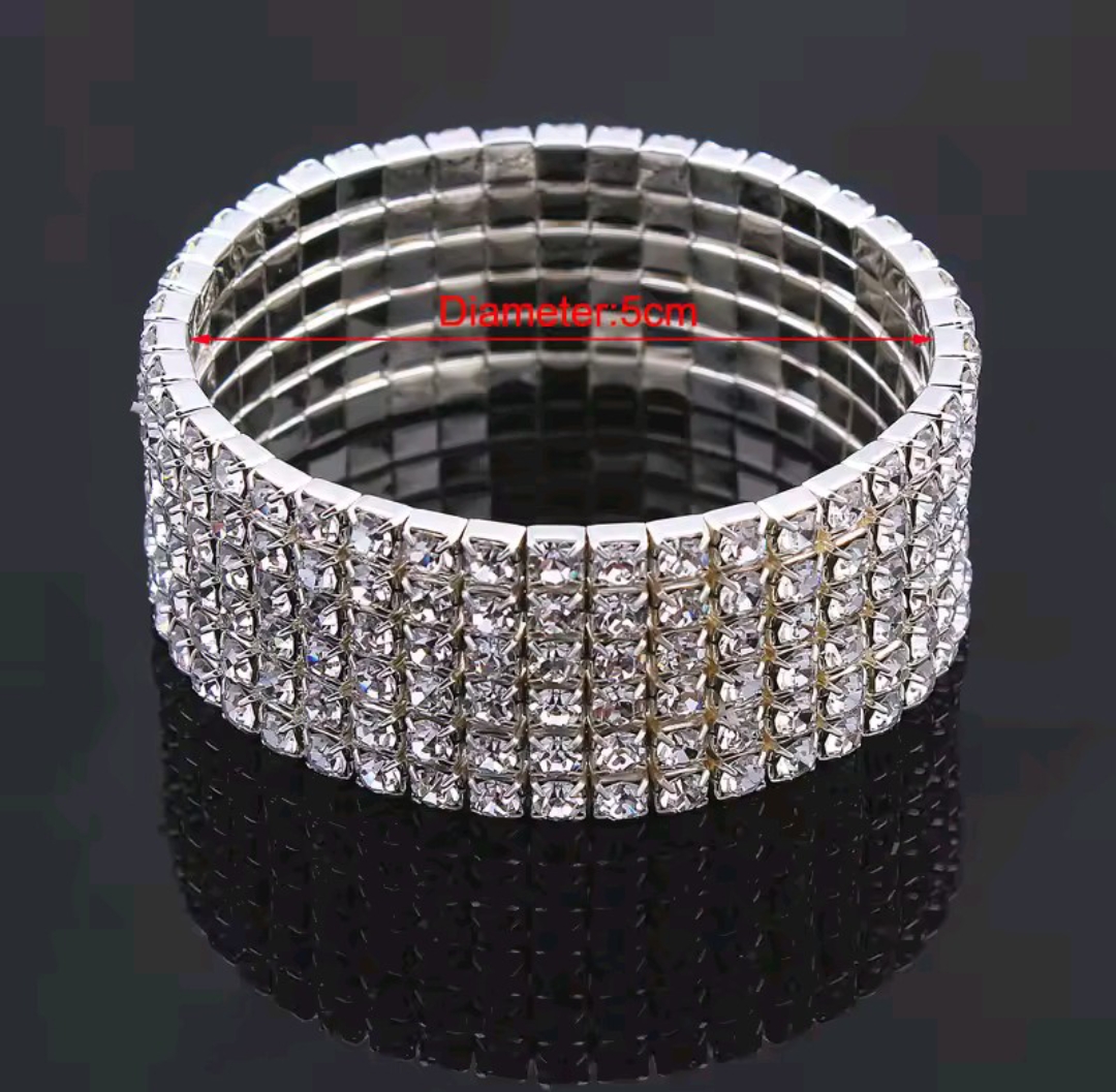 Zirconia Bracelet For Women Silver Gold Plated Zircon Stainless Steel Bracelets Unisex Wrist Jewelry