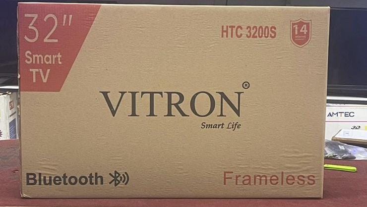 Vitron 32" android. , Channels ,App store ,Usb port ,Hdmi port , Free wall mount and extension