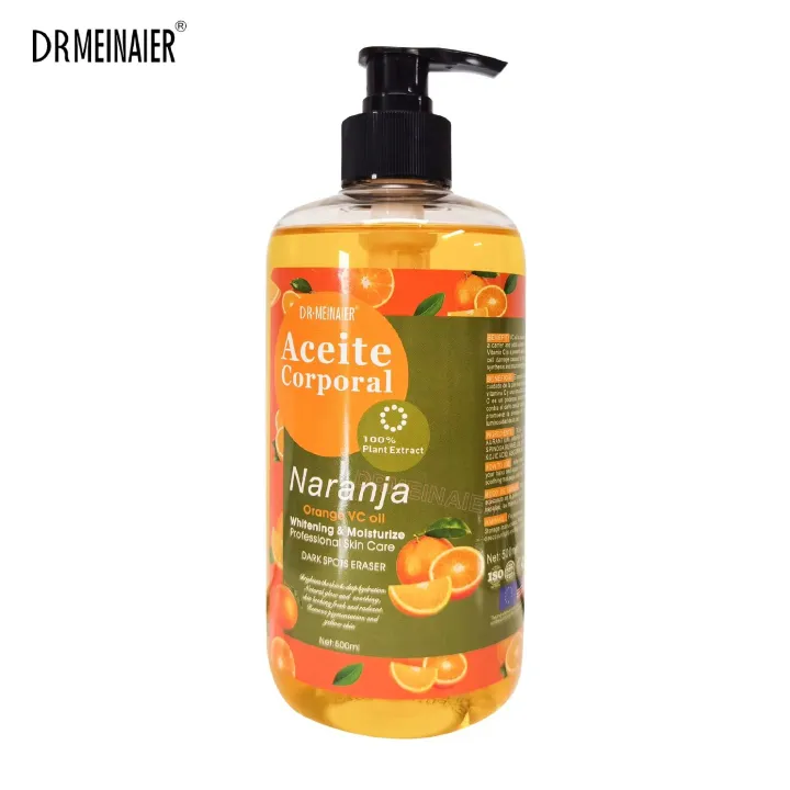 Dr. Meinaier Vitamin C Body Oil Aceite Corporal Naranja – Brightening & Nourishing Body Oil with Vitamin C, Natural Orange Extract, and Hydrating Botanicals for Radiant, Soft, and Healthy-Looking Skin