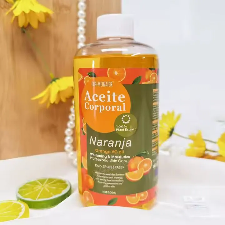 Dr. Meinaier Vitamin C Body Oil Aceite Corporal Naranja – Brightening & Nourishing Body Oil with Vitamin C, Natural Orange Extract, and Hydrating Botanicals for Radiant, Soft, and Healthy-Looking Skin