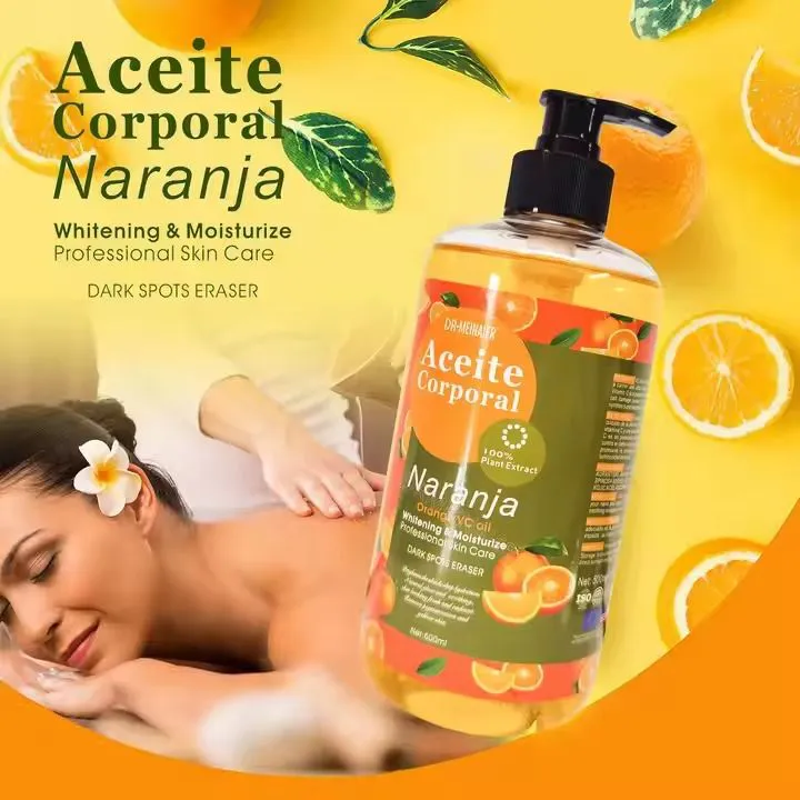 Dr. Meinaier Vitamin C Body Oil Aceite Corporal Naranja – Brightening & Nourishing Body Oil with Vitamin C, Natural Orange Extract, and Hydrating Botanicals for Radiant, Soft, and Healthy-Looking Skin