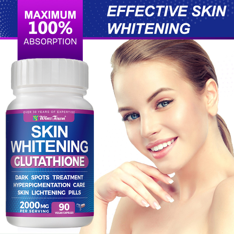 Skin Whitening Glutathione Capsules – Premium Beauty Supplement for Radiant Complexion, Brightening, Anti-Aging & Glowing Skin