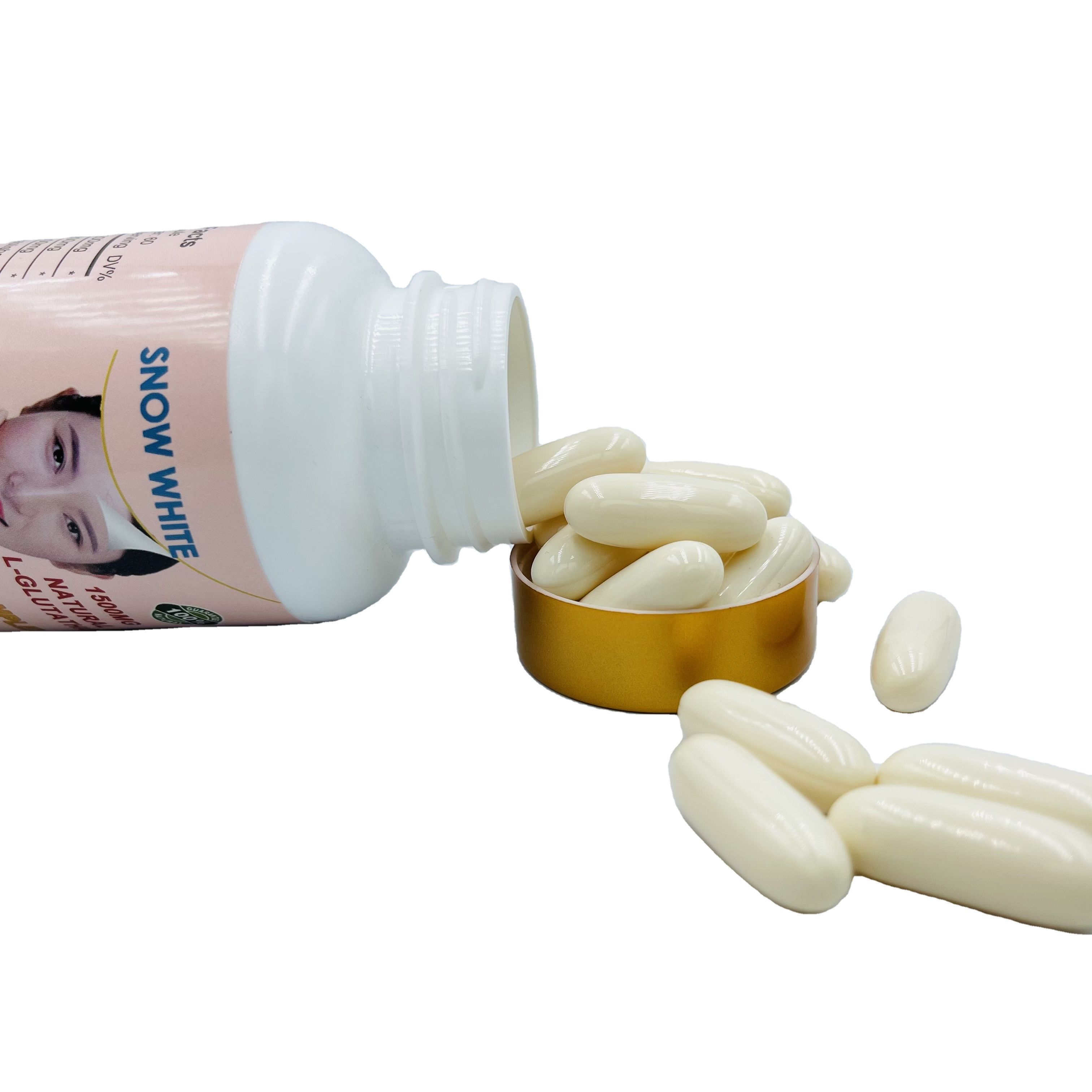 SnowWhite Pure Glutathione Capsules with Collagen – Advanced Skin Whitening & Brightening Supplement for Anti-Aging, Radiant Glow & Youthful Complexion