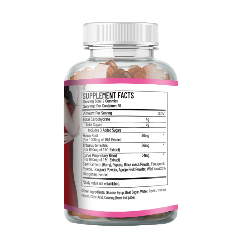 Curve Maca Daynee Gummies for Butt & Hips Enlargement – Enhances Curves, Boosts Energy & Balances Hormones Naturally
