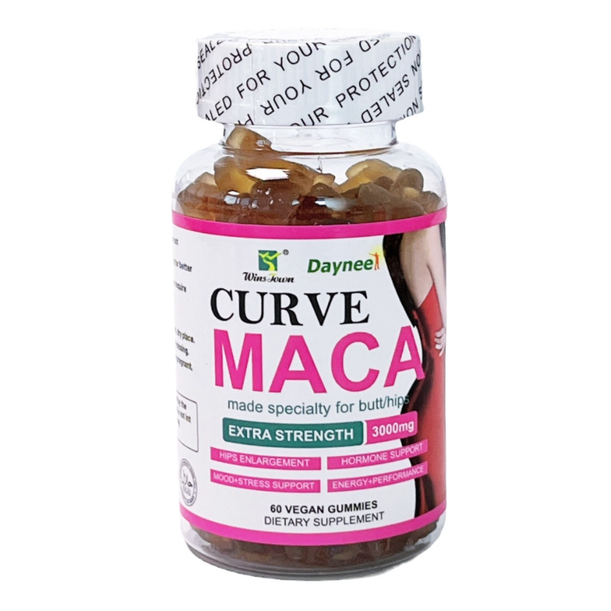Curve Maca Daynee Gummies for Butt & Hips Enlargement – Enhances Curves, Boosts Energy & Balances Hormones Naturally