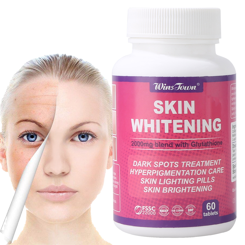 Daynee Skin Whitening Pills – 8000 mg Glutathione Whitening & Dark Spot Remover Capsules with Anti-Aging Antioxidants (Made in USA, Vegan Formula)