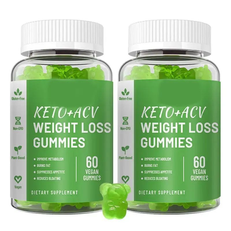 KETO Weightloss Gummies with Apple Cider Vinegar – Fast Weight Loss, Fat Burning, Vegan Keto Supplement