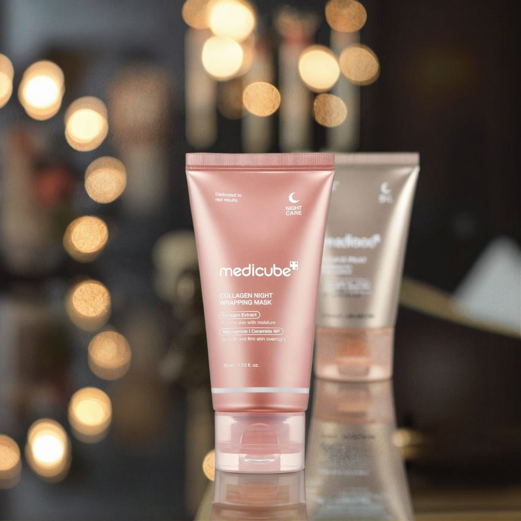 Collagen Overnight Wrapping Peel Off Facial Mask Pack - Elasticity & Hydration Care Reduces Sagging & Dullness - Glowing Skin