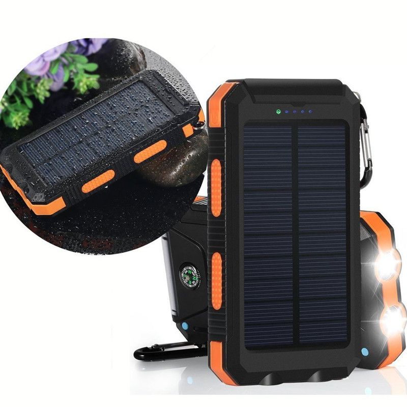 20000mAh Solar Power Bank with LED Light - Portable Solar Charger for Outdoor, Emergency, and Daily UseProduct