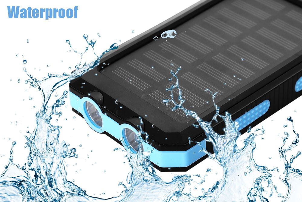 20000mAh Solar Power Bank with LED Light - Portable Solar Charger for Outdoor, Emergency, and Daily UseProduct