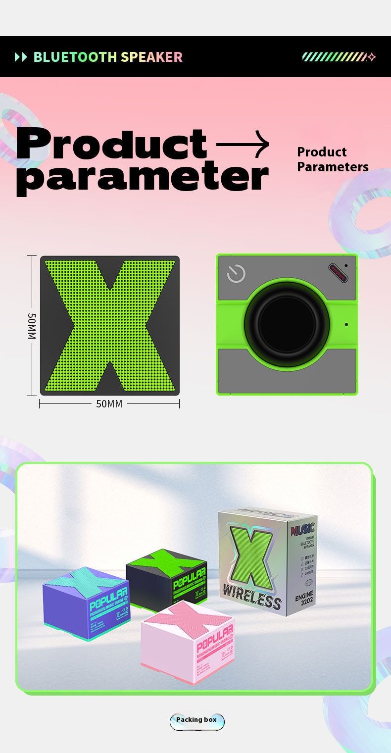 X1 Mini Metal Portable Bluetooth Speaker - Portable HiFi Sound, Long endurance Playtime & Bass Boost (Best Budget Gift for Kenya）