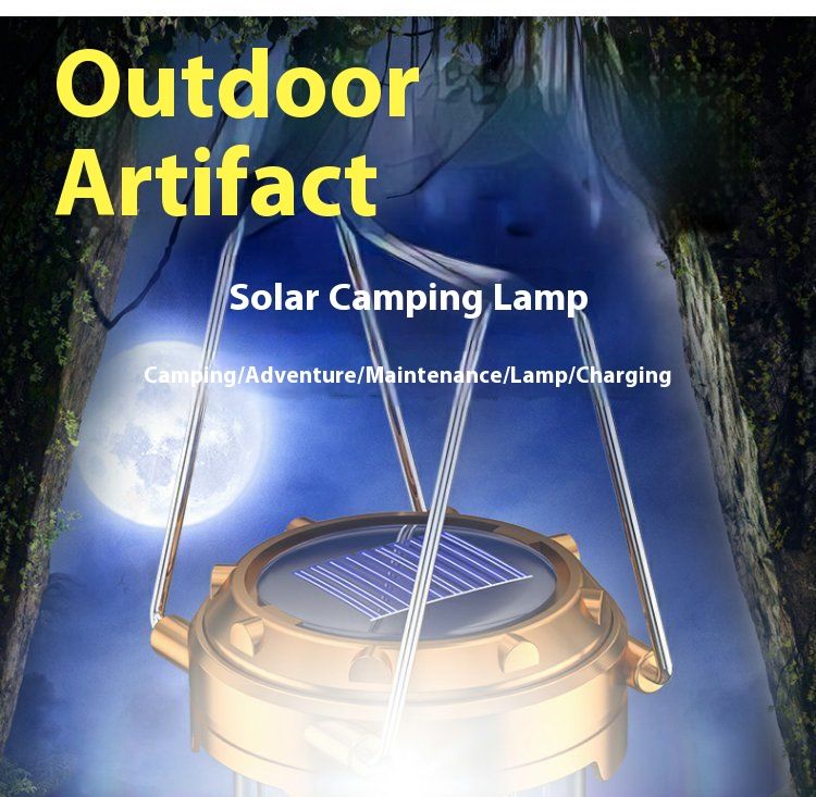 Kenya's Rainy-Season Camping Must-Have! Solar Lantern with Fast Charge &Long  endurance – Portable, Waterproof & Blackout-Proof for Safari Adventures!