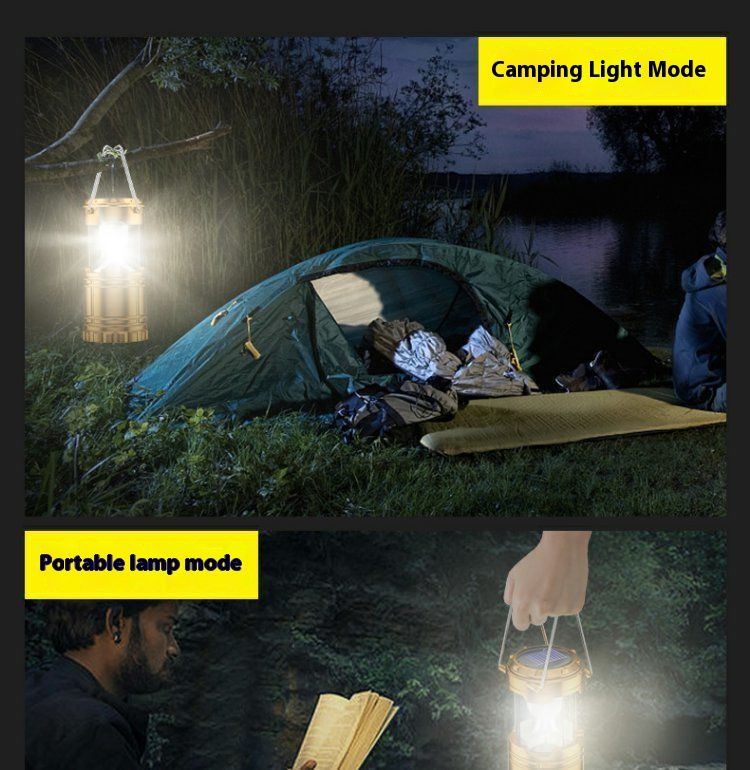 Kenya's Rainy-Season Camping Must-Have! Solar Lantern with Fast Charge &Long  endurance – Portable, Waterproof & Blackout-Proof for Safari Adventures!