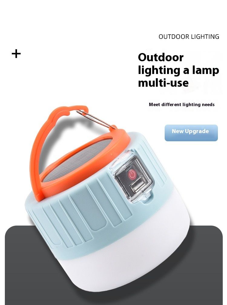 Outdoor  Solar Light  Camping Light with Smart Brightness Garden light & 72H Runtime - Essential for Outdoor Adventures and Power Outages Garden lamp