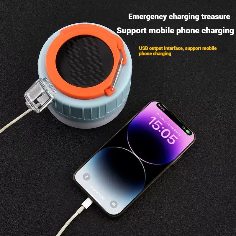 Outdoor  Solar Light  Camping Light with Smart Brightness Garden light & 72H Runtime - Essential for Outdoor Adventures and Power Outages Garden lamp