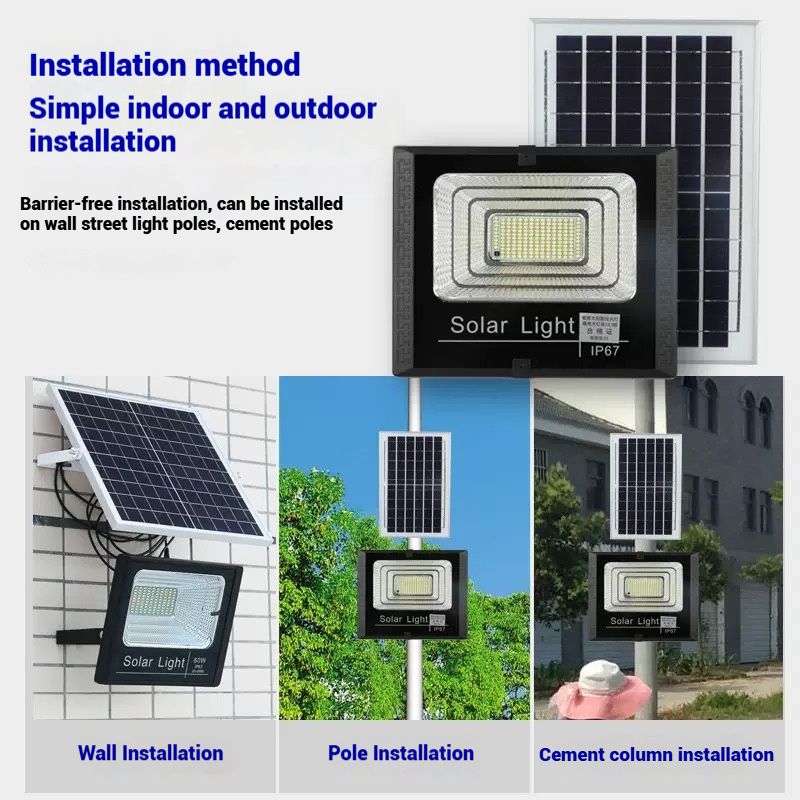 100W Solar Outdoor Light  2025 NEW  - Auto Motion Sensor, 3-Day Backup & Waterproof IP65 (Power Cut Essential for Home/Shop)