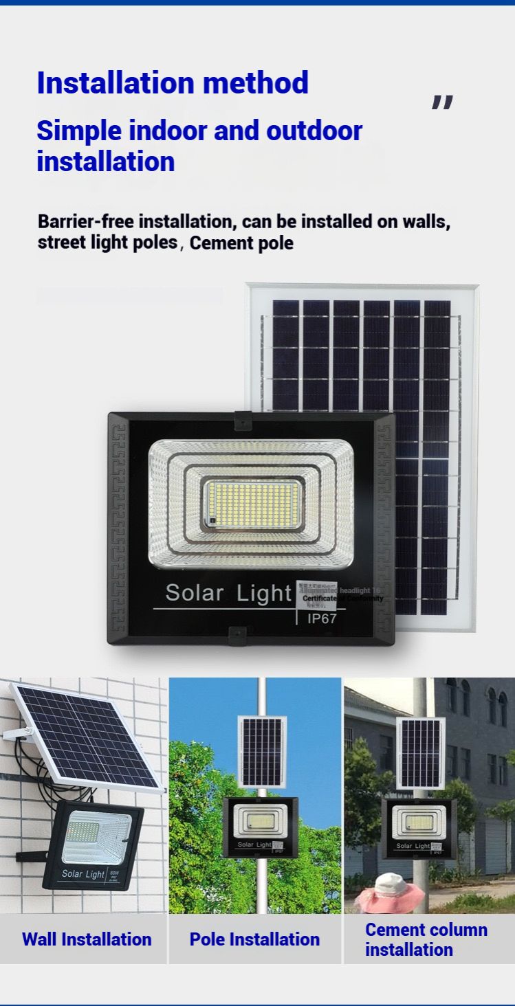 100W Solar Outdoor Light  2025 NEW  - Auto Motion Sensor, 3-Day Backup & Waterproof IP65 (Power Cut Essential for Home/Shop)