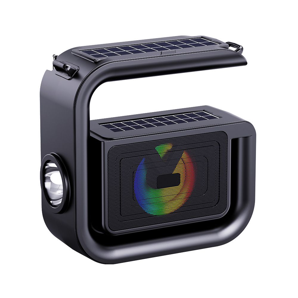 Solar Bluetooth Speaker with Torch - Camping essential and Portable Outdoor Wireless Speaker, Loud Sound & Rechargeable Battery&Long endurance (Perfect for Kenya Camping)