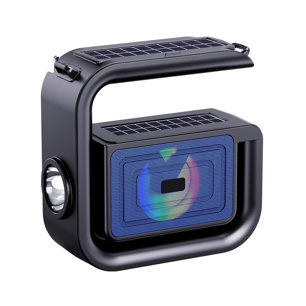 Solar Bluetooth Speaker with Torch - Camping essential and Portable Outdoor Wireless Speaker, Loud Sound & Rechargeable Battery&Long endurance (Perfect for Kenya Camping)
