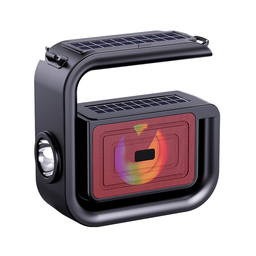 Solar Bluetooth Speaker with Torch - Camping essential and Portable Outdoor Wireless Speaker, Loud Sound & Rechargeable Battery&Long endurance (Perfect for Kenya Camping)