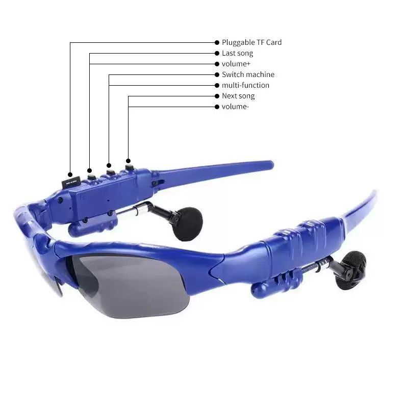 8-Color Fashion Blitz | Smart Bluetooth 5.3 Sunglasses – Stream Music, Take Calls & Rule the Streets in Style!