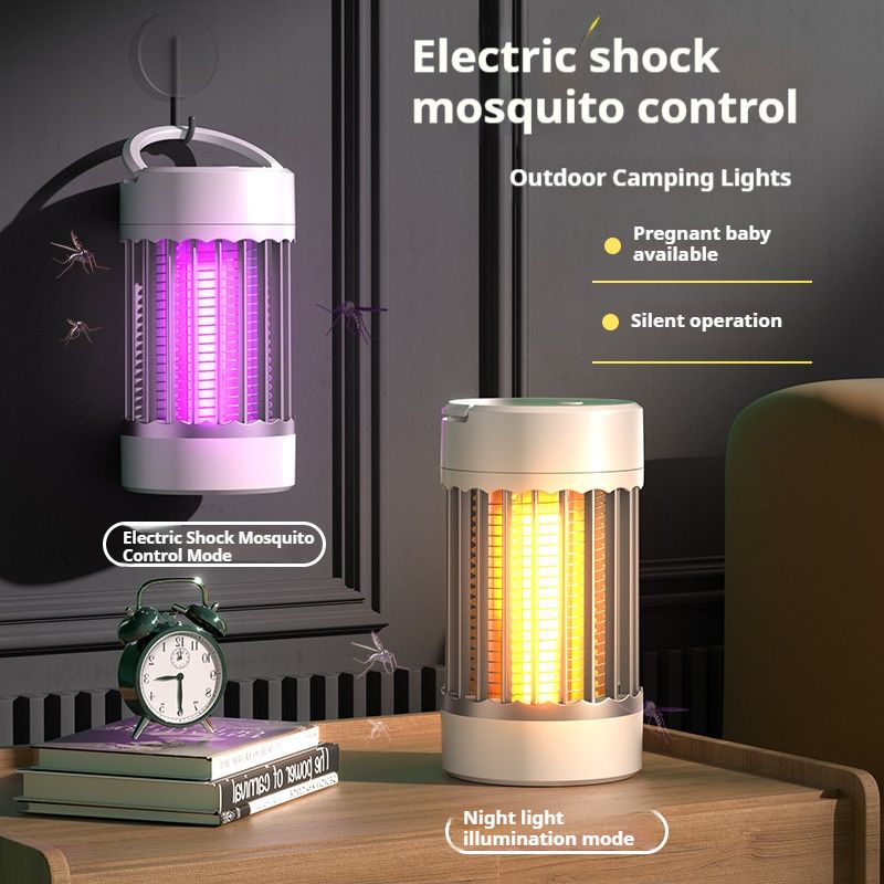 Mosquito Killer Lamp Indoor and Outdoor USB Electric Shock Purple Light Catalyst Mosquito Repellent Mosquito Attractor Night Light Mosquito Killer Lamp