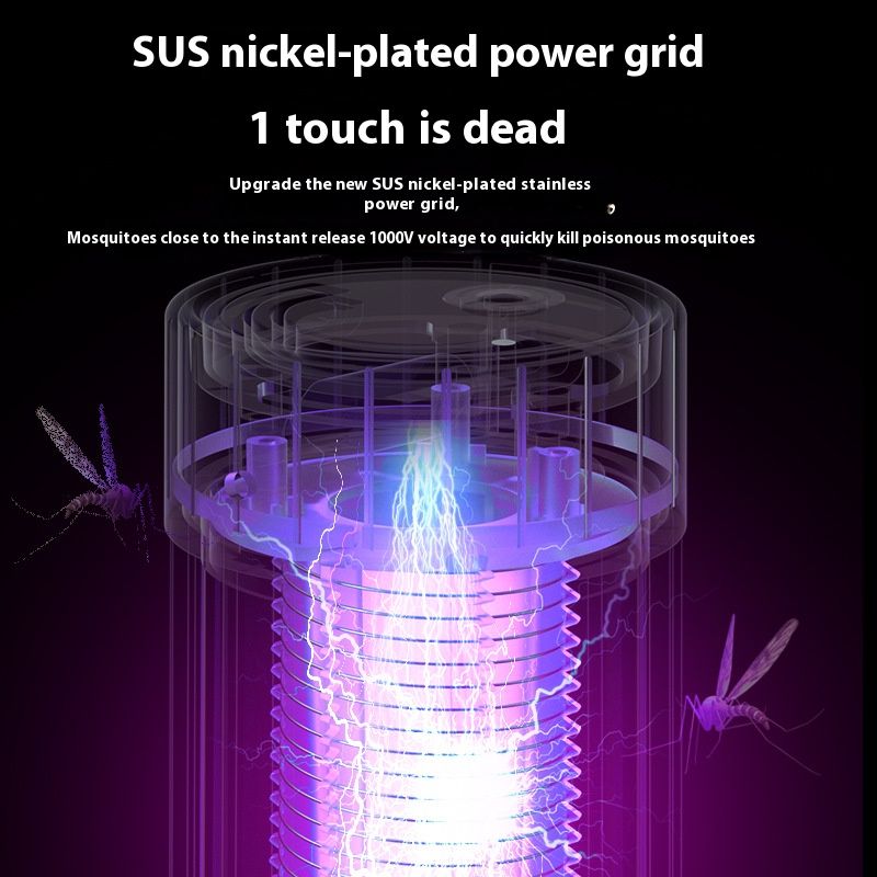 Mosquito Killer Lamp Indoor and Outdoor USB Electric Shock Purple Light Catalyst Mosquito Repellent Mosquito Attractor Night Light Mosquito Killer Lamp