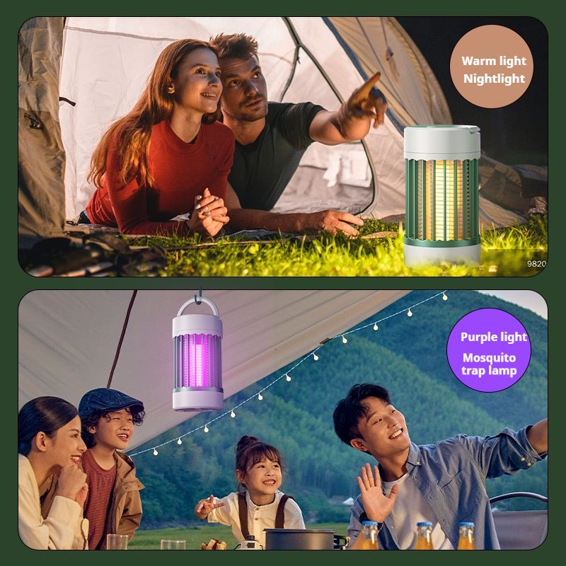 Mosquito Killer Lamp Indoor and Outdoor USB Electric Shock Purple Light Catalyst Mosquito Repellent Mosquito Attractor Night Light Mosquito Killer Lamp