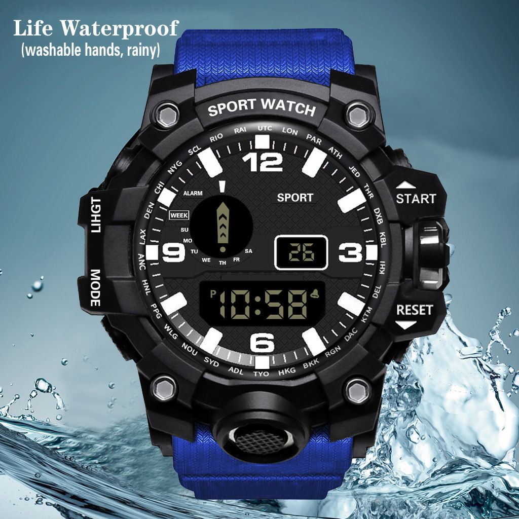 Hot selling sports multifunctional outdoor men's electronic watch for male and female students running waterproof fashion SPORTWATCH