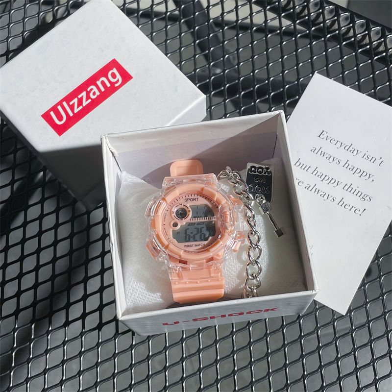 Unicorn watch for women, student party, junior high school students, glacier white girl ins high value sports electronic watch