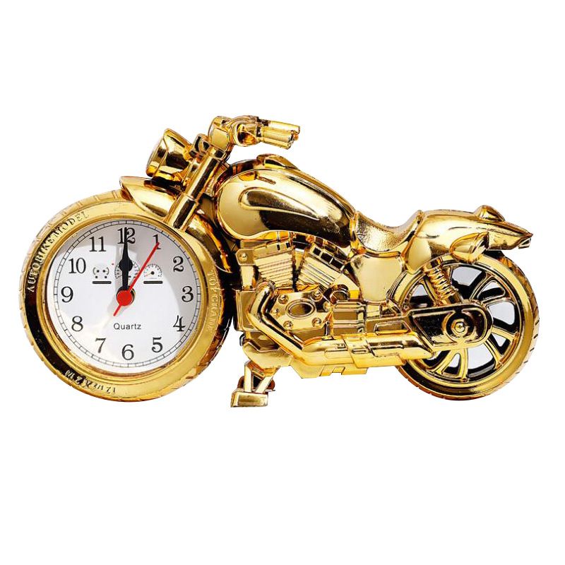 Daily necessities alarm clock New style motorcycle alarm clock student gift Fashion personality gift Creative alarm clock student bedside clock home