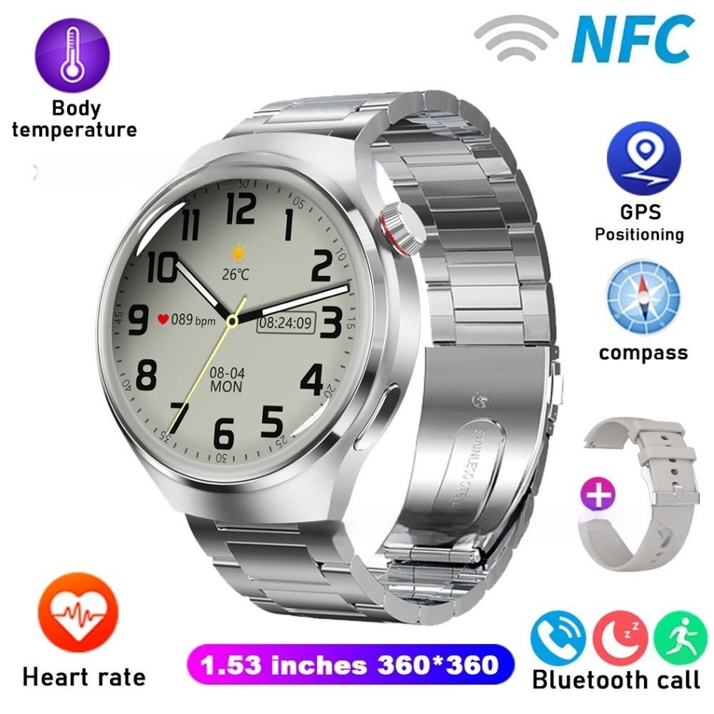 2025 New Gt4PRO smart watch Bluetooth Talk Waterproof sports Smart Watch voice assistant Smart Watch