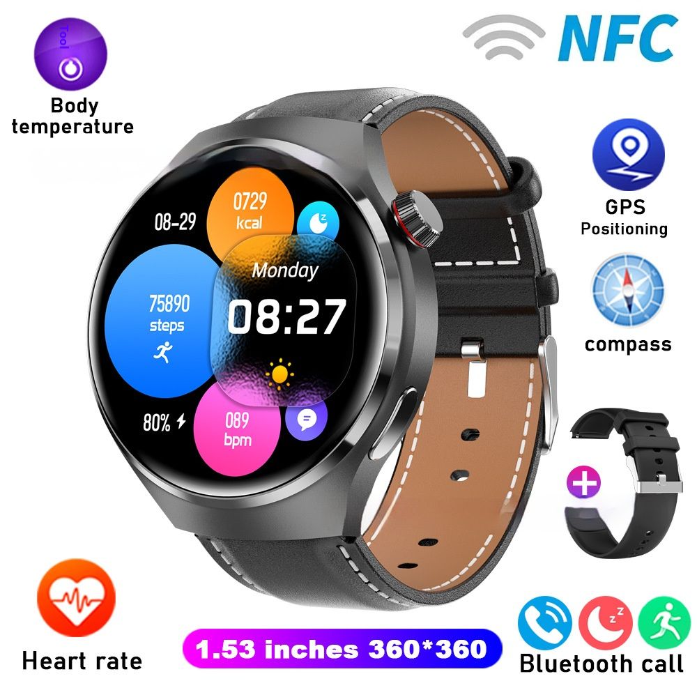 2025 New Gt4PRO smart watch Bluetooth Talk Waterproof sports Smart Watch voice assistant Smart Watch