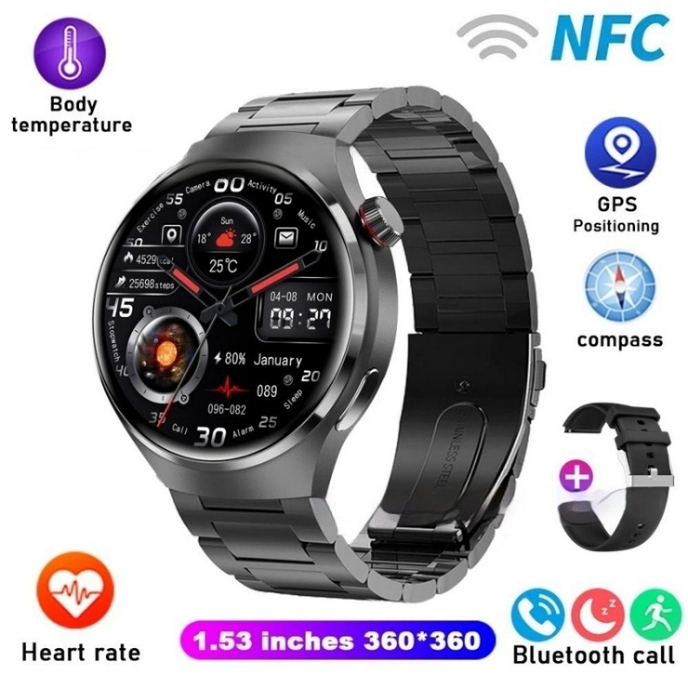 2025 New Gt4PRO smart watch Bluetooth Talk Waterproof sports Smart Watch voice assistant Smart Watch